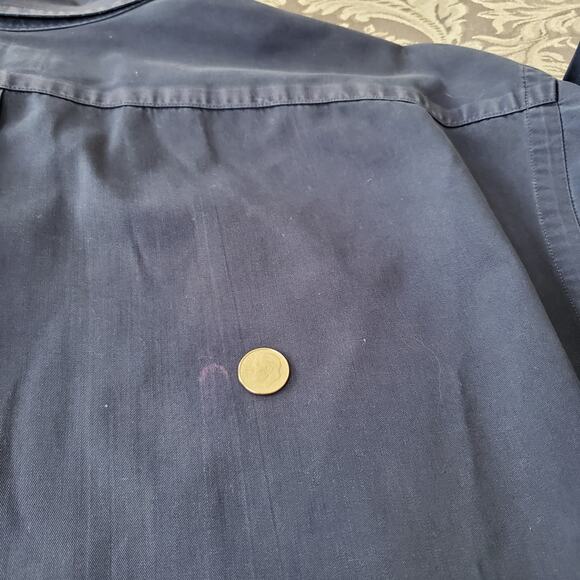 Ralph Lauren XXL Men’s Button Down Shirt Bundle Classic Fit Navy & Blue Stripe - Picture 12 of 12